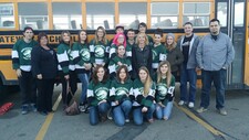 Onoway students departing for WE Day